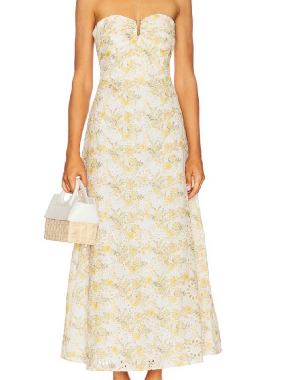 Bardot Lora Broderie Maxi Dress